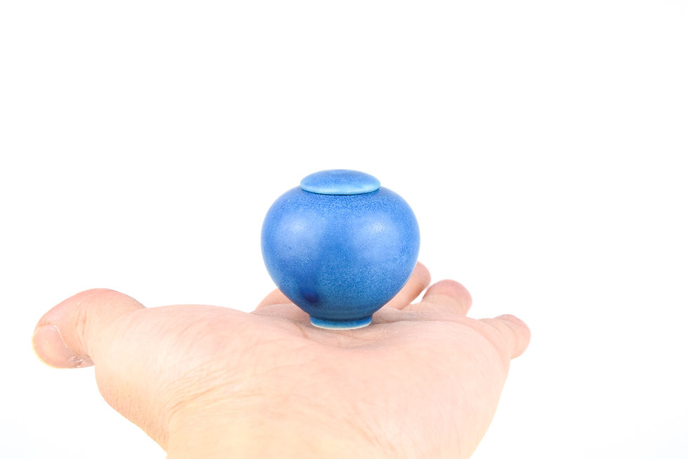 Thumbnail: No. E57 Yuta Segawa Miniature Pot & Cover  Medium