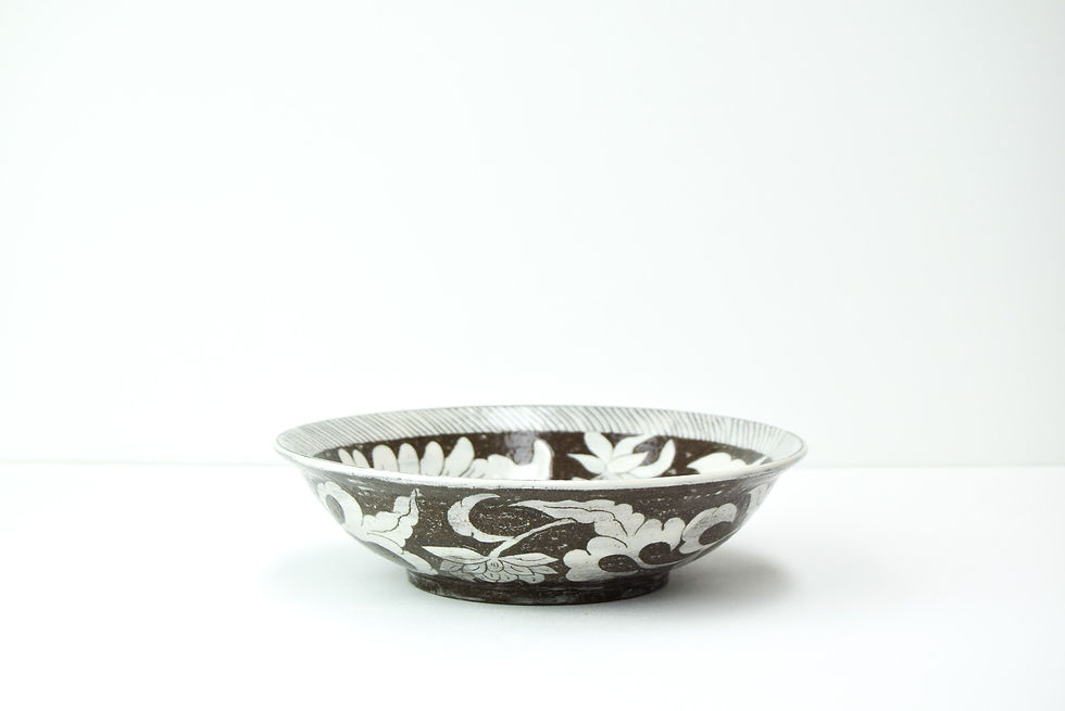 Thumbnail: Large bowl No.2 Miyu Kurihara x Yuta Segawa "Peacock"