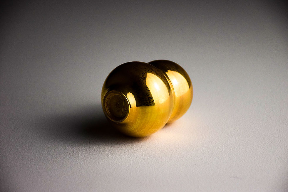 Thumbnail: No. BP39 Yuta Segawa Miniature pot "New Gold" Large