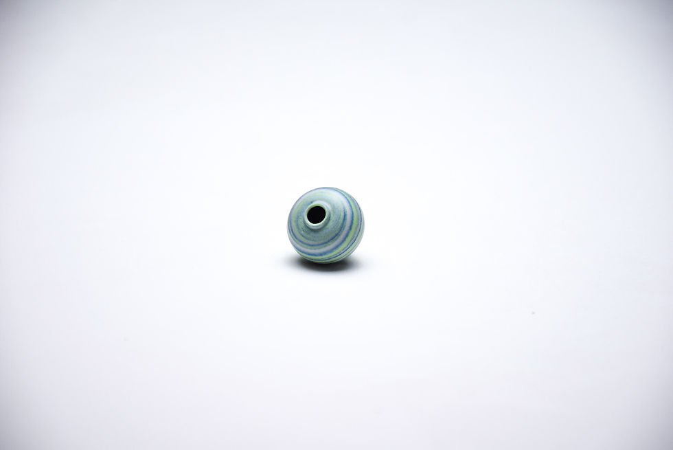 Thumbnail: No. CB165 Yuta Segawa "Marble" Miniature Pot Small