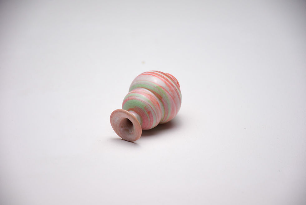 Thumbnail: No. CB111 Yuta Segawa "Marble" Miniature Pot Medium