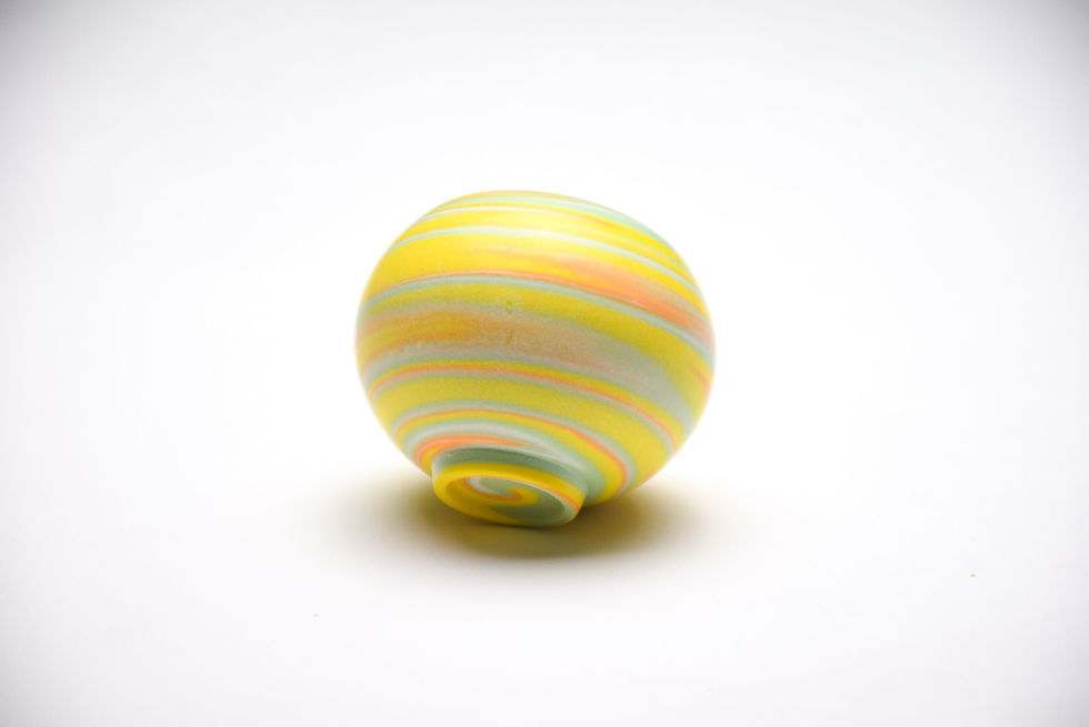 Thumbnail: No. CB201 Yuta Segawa "Marble" Miniature Pot Large