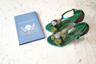 Original poem and collection book accompanying Anita from Les Oiseaux du Paradis