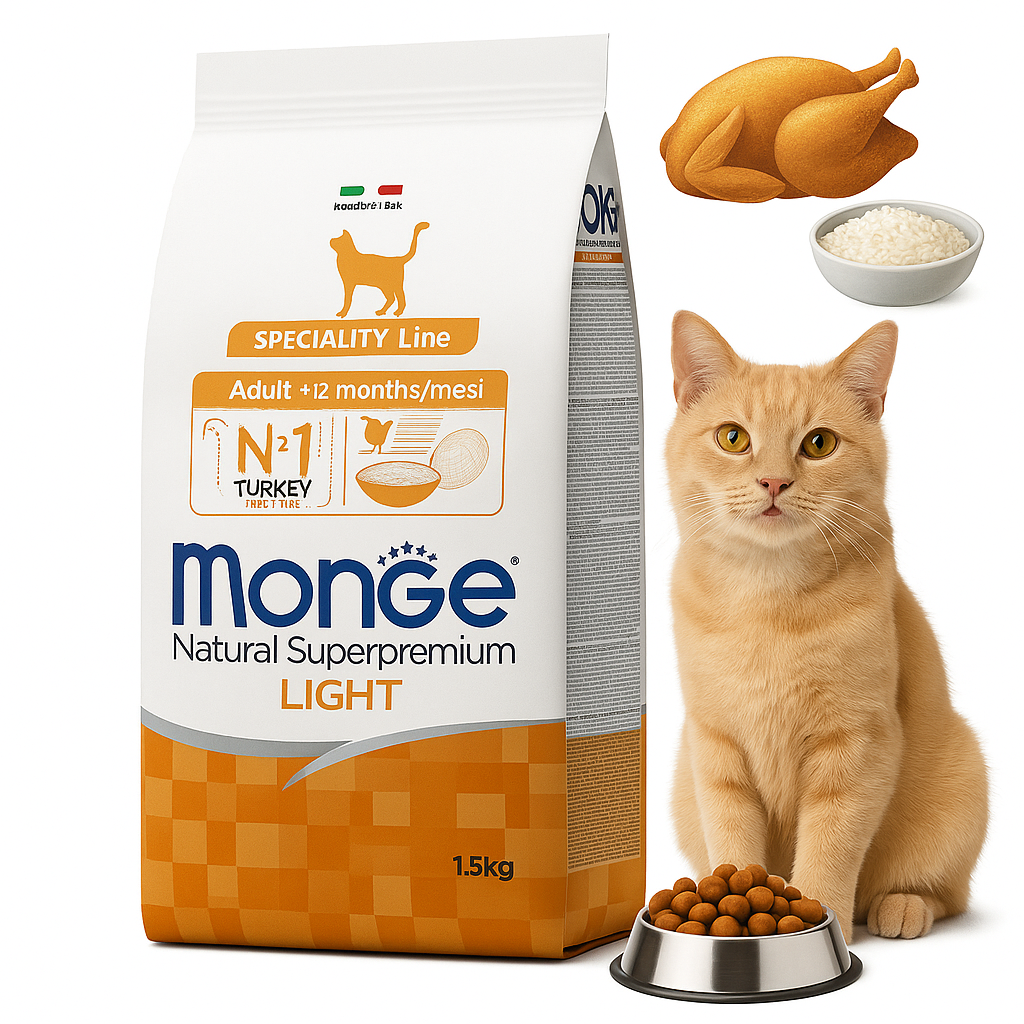 מונג' - לייט הודו 1.5 ק"ג סופר פרימיום Monge