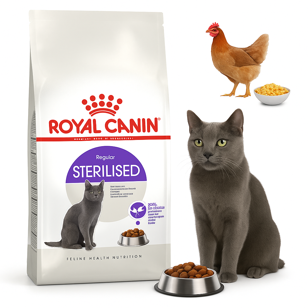 רויאל קנין - מזון לחתולים מעוקרות/מסורסים סטרילייזד 37  4ק"ג Royal Canin