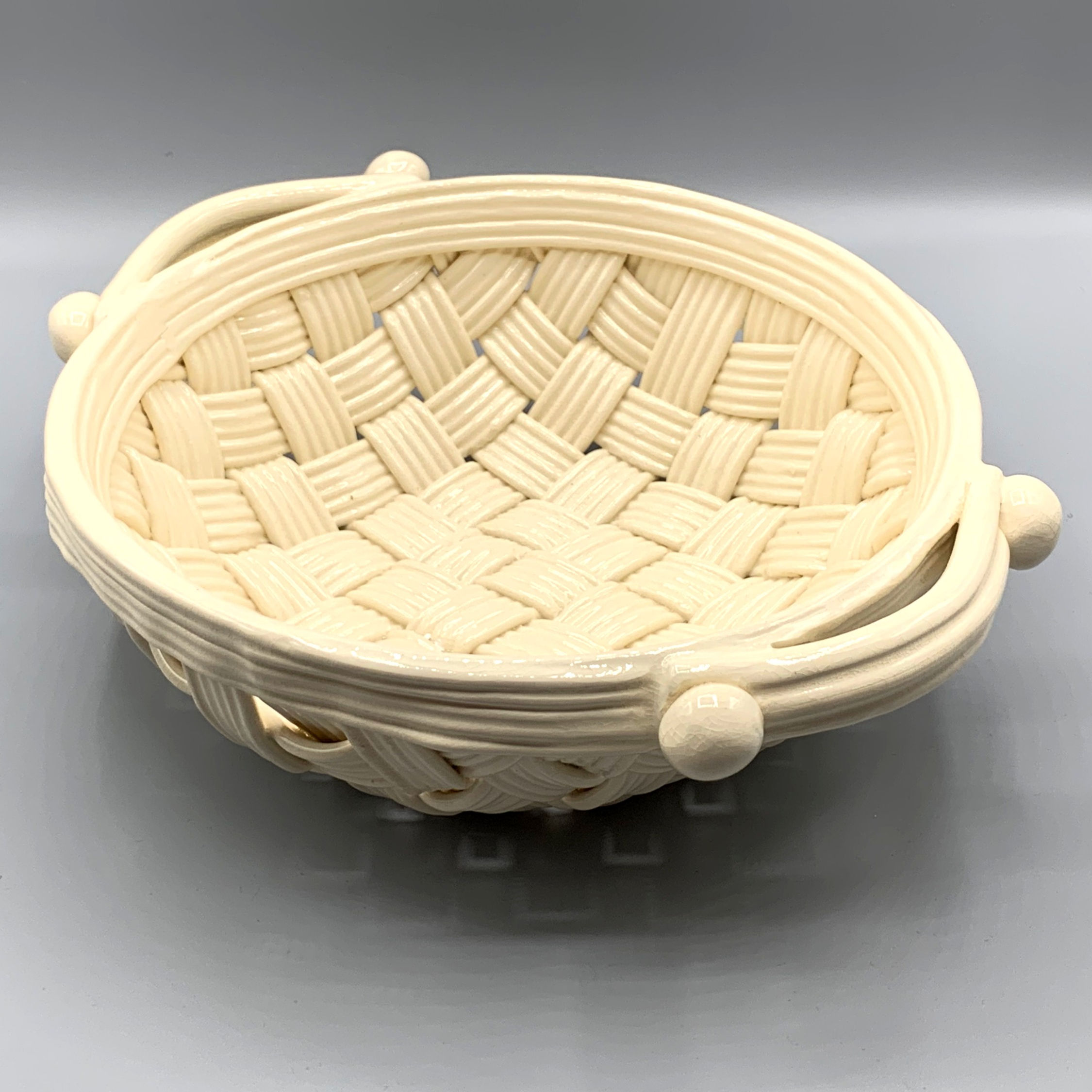 Small Handwoven Basket (with handles)