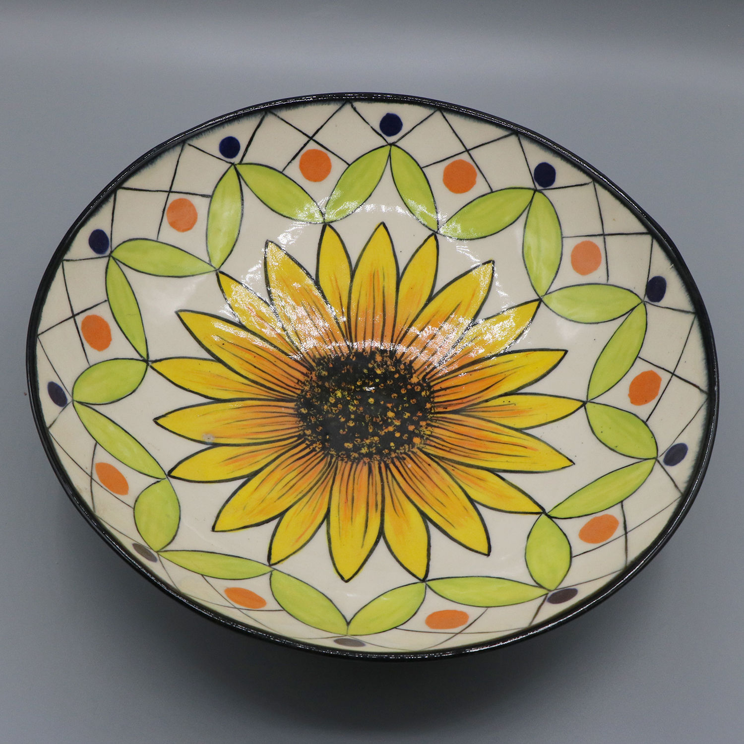 Sunflower Serving Bowl