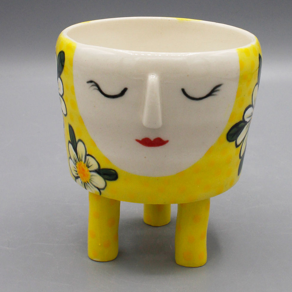 "Daisy" Pothead Planter