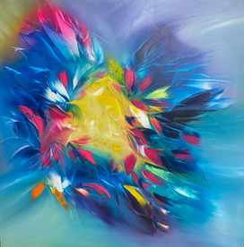AU LOIN LA LUMIERE 80X80 540€.jpeg