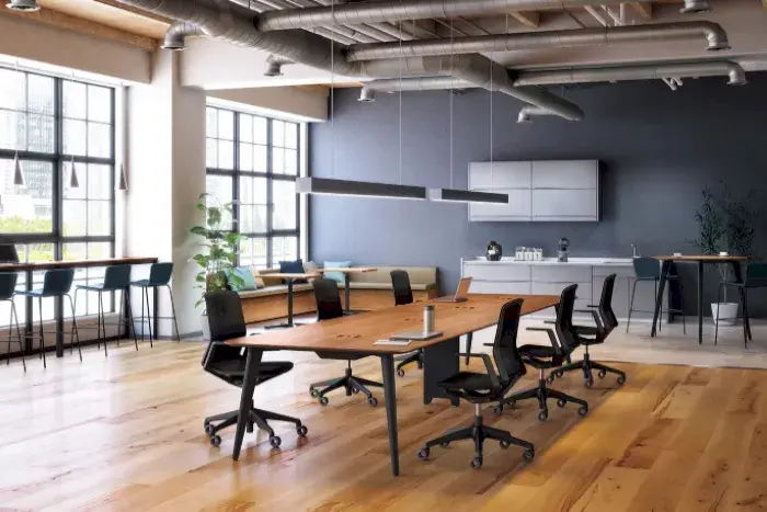 The conference chair - Cynara offers minimalist, ultra-lightweight design, intelligent adjustment, and 100% recyclability, embodying a modern spirit.