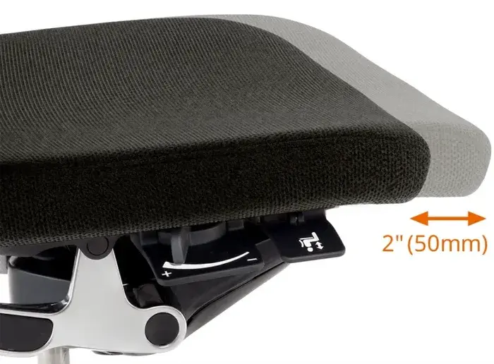 Ghế ngồi làm việc hiện đại được trang bị nhiều tính năng điều chỉnh linh hoạt, đảm bảo sự thoải mái và hỗ trợ tối đa trong suốt ngày làm việc