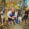 Dogs enjoying the outdoors