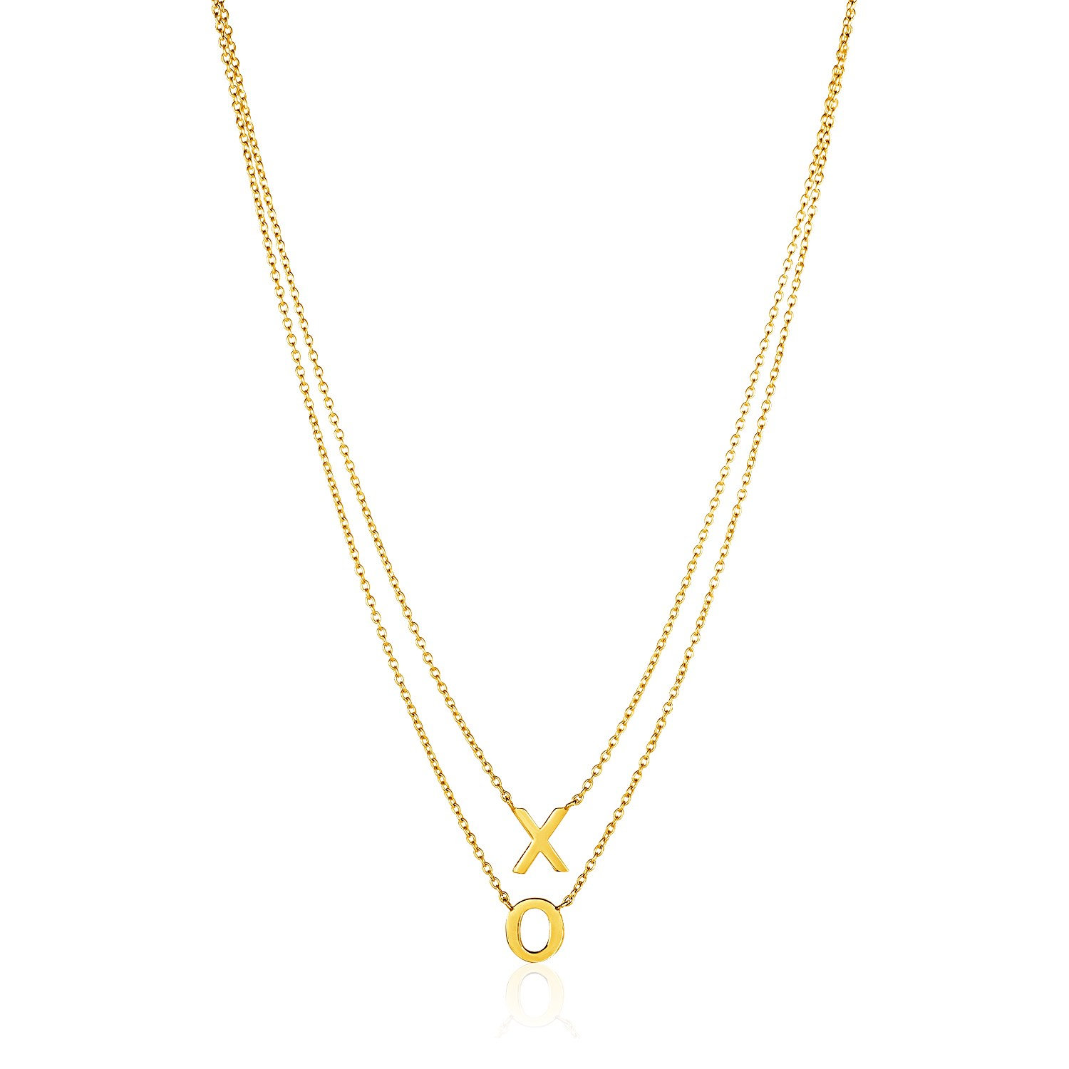 14k Yellow Gold Double-Strand Chain 