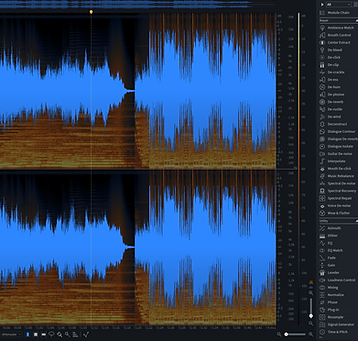 Waveforms and audio restoration