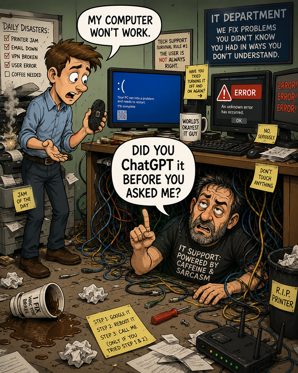 Did you ChatGPT it, IT Tech