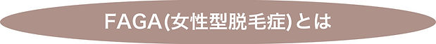 FAGA(女性型脱毛症)とは