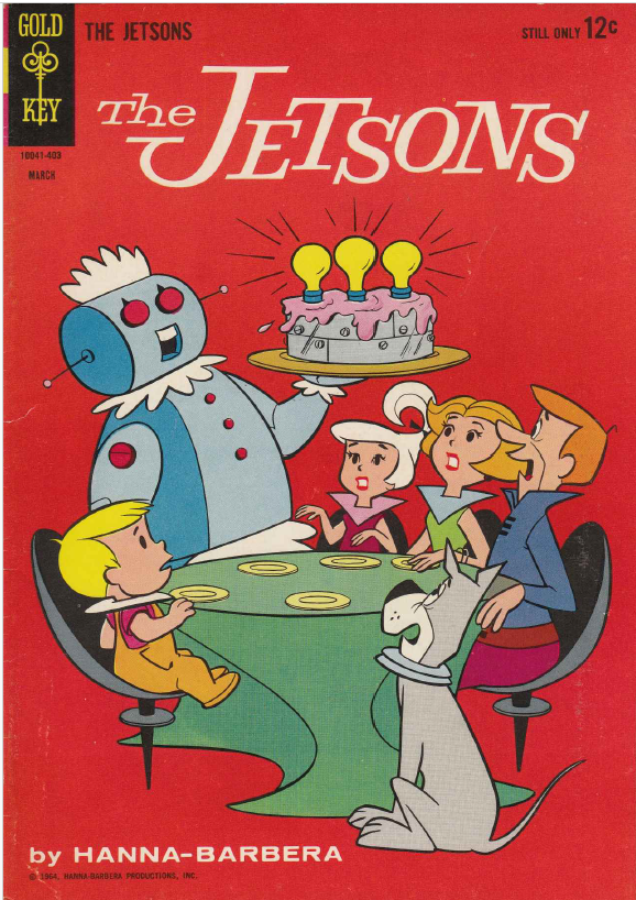 This is an image of The Jetsons Comic Book