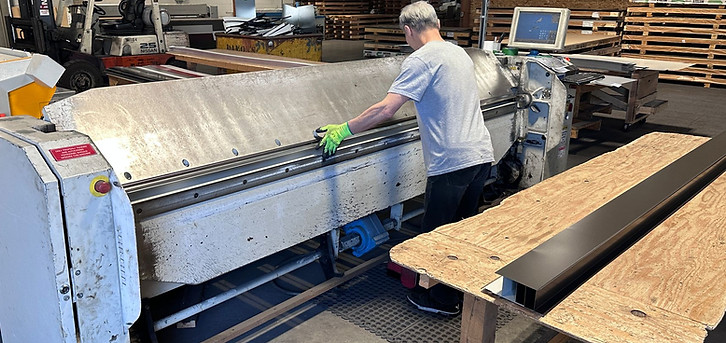 Industrial gutter installation Langley