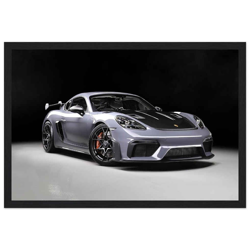 Thumbnail: Porsche GT4 RS - Wooden Framed Poster