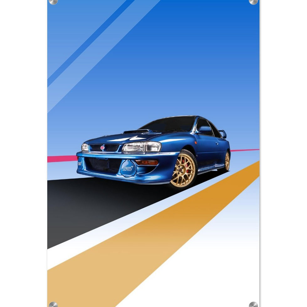 Thumbnail: Subaru 22B - Acrylic Print