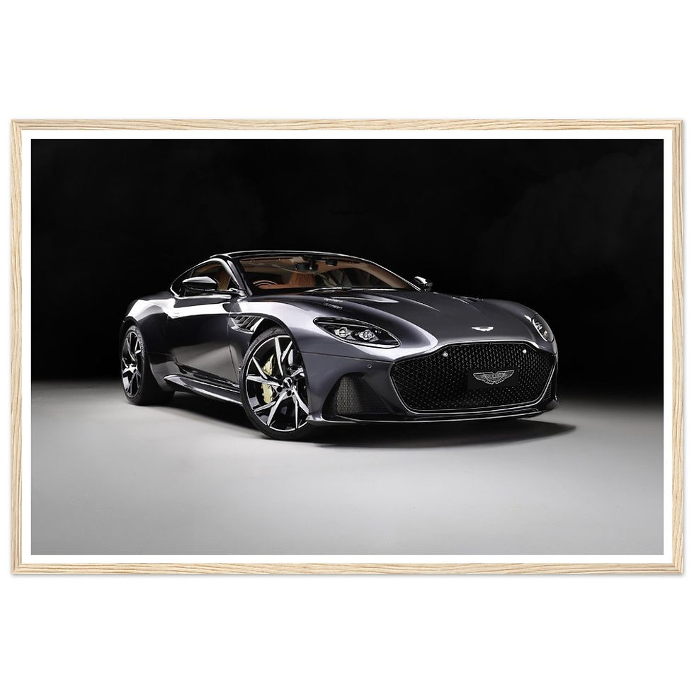 Thumbnail: Aston Martin DBS Superleggera - Wooden Framed Poster
