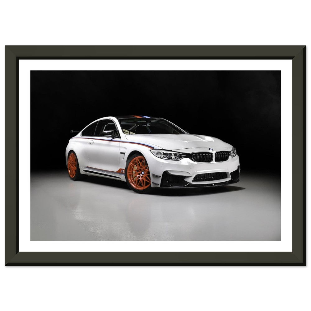 BMW M4 DTM - Metal Framed Poster