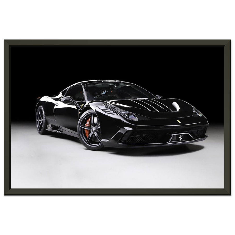 Thumbnail: Ferrari 458 Speciale  - Metal Framed Poster