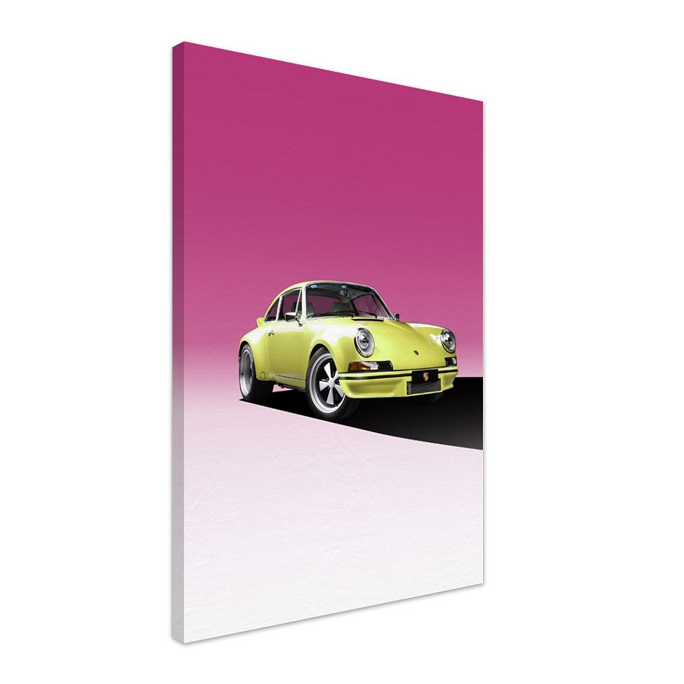 Thumbnail: Porsche 911 RSR Yellow - Canvas