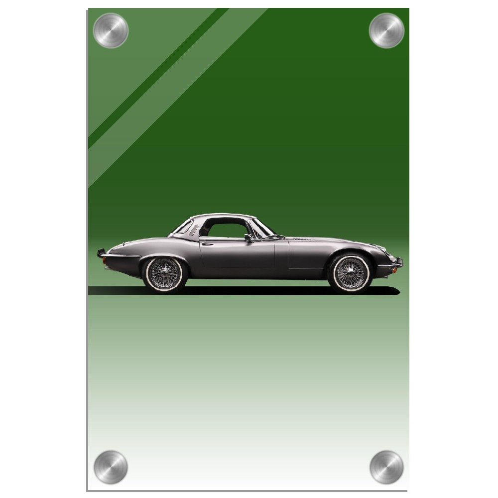 Jaguar E-Type - Acrylic Print