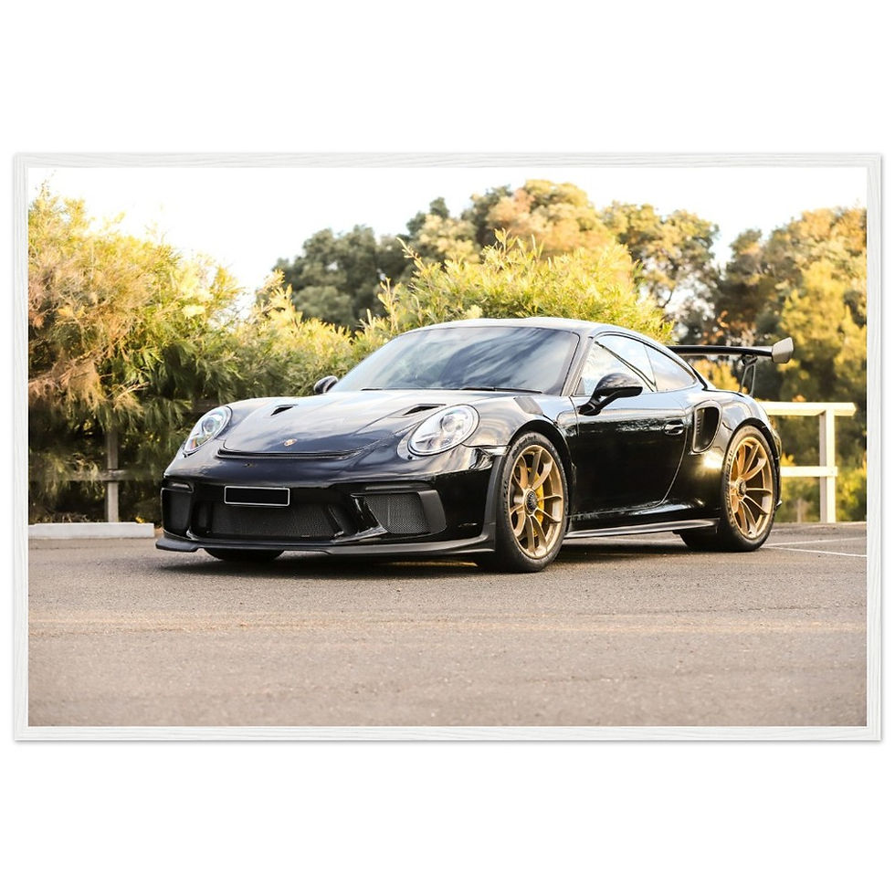 Thumbnail: Porsche GT3 RS - Wooden Framed Poster