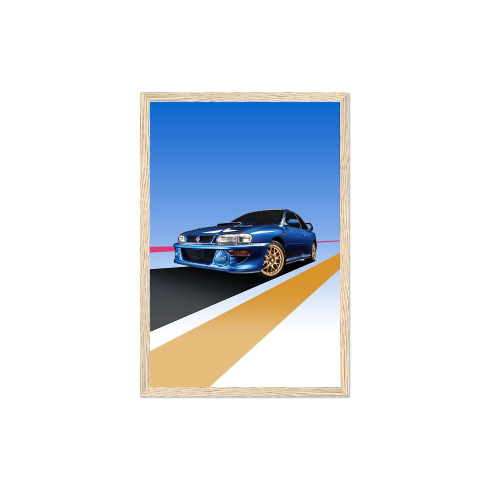 Thumbnail: Subaru 22B - Wooden Framed