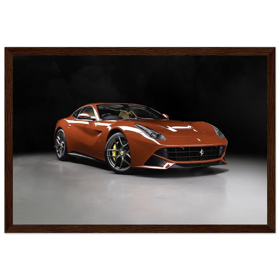Thumbnail: Ferrari F12 Berlinetta - Wooden Framed Poster