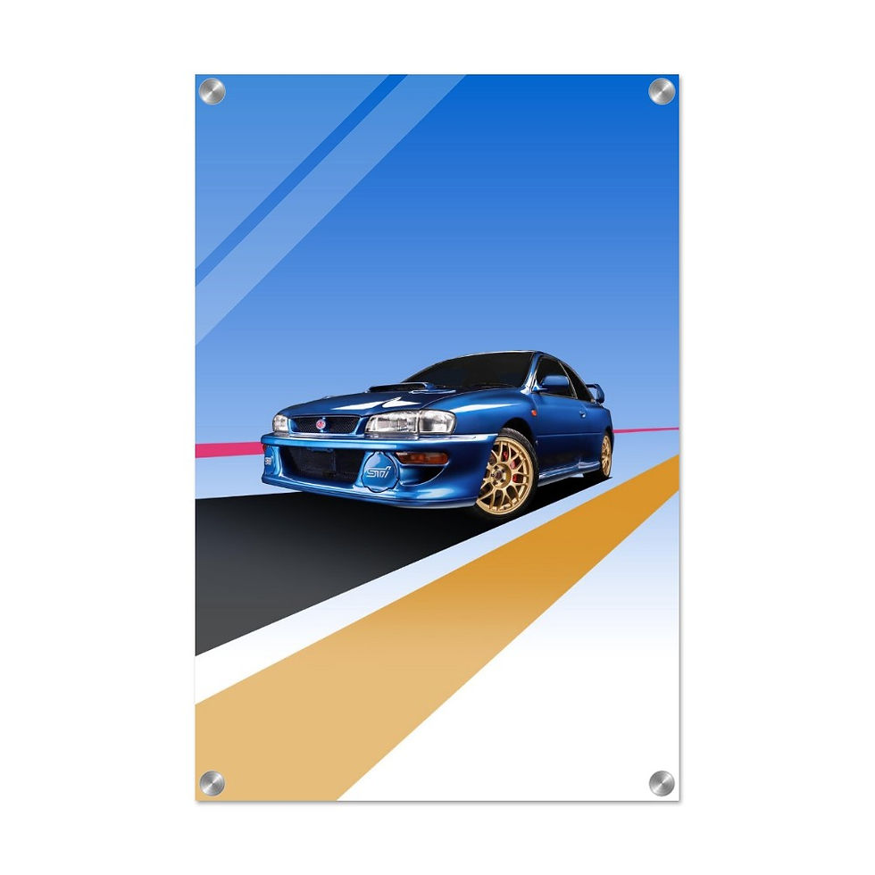 Thumbnail: Subaru 22B - Acrylic Print