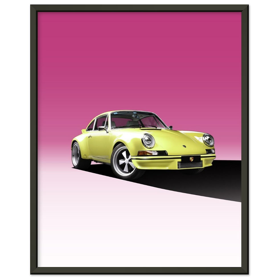 Thumbnail: Porsche 911 RSR - Metal Framed Poster