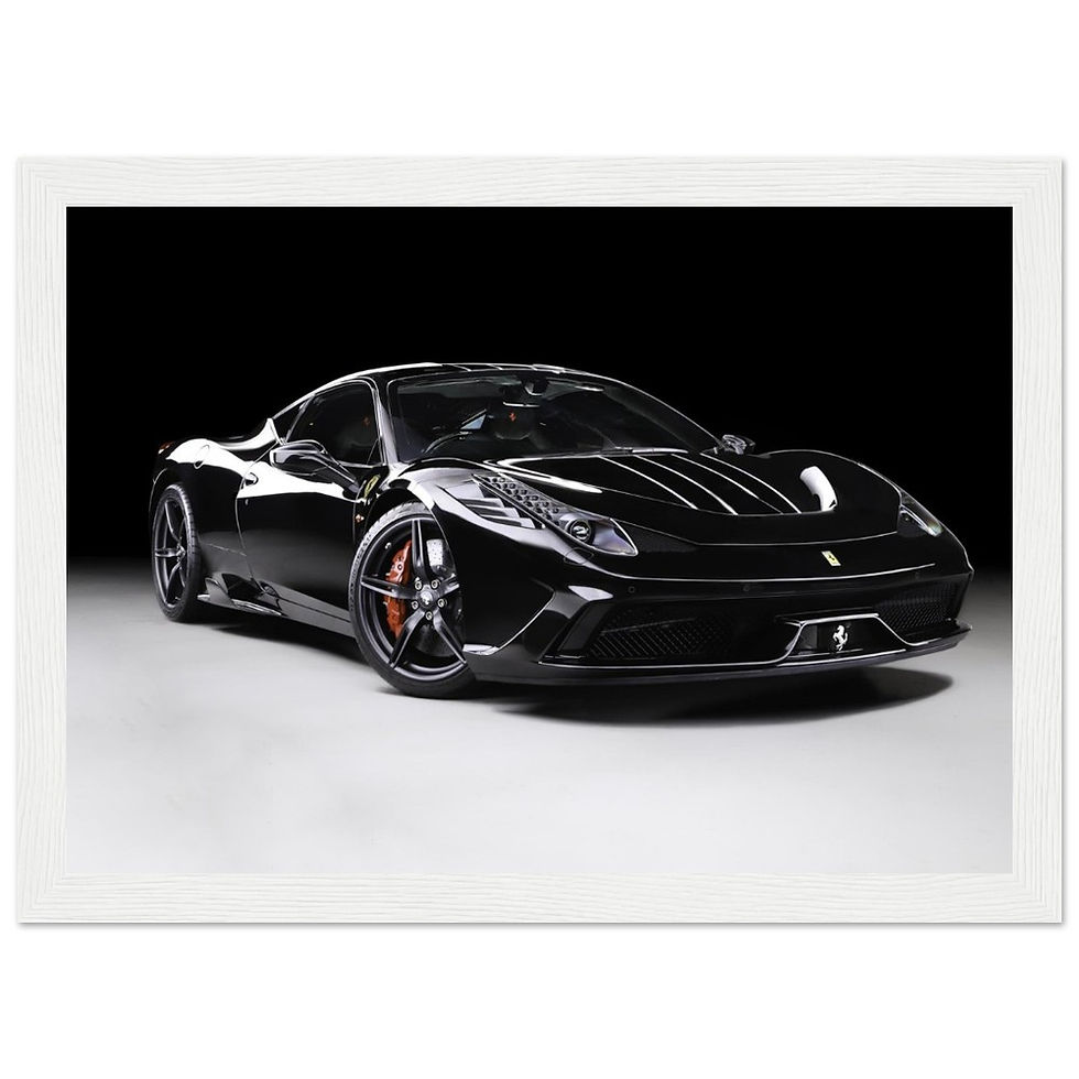 Thumbnail: Ferrari 458 Speciale - Wooden Framed Poster