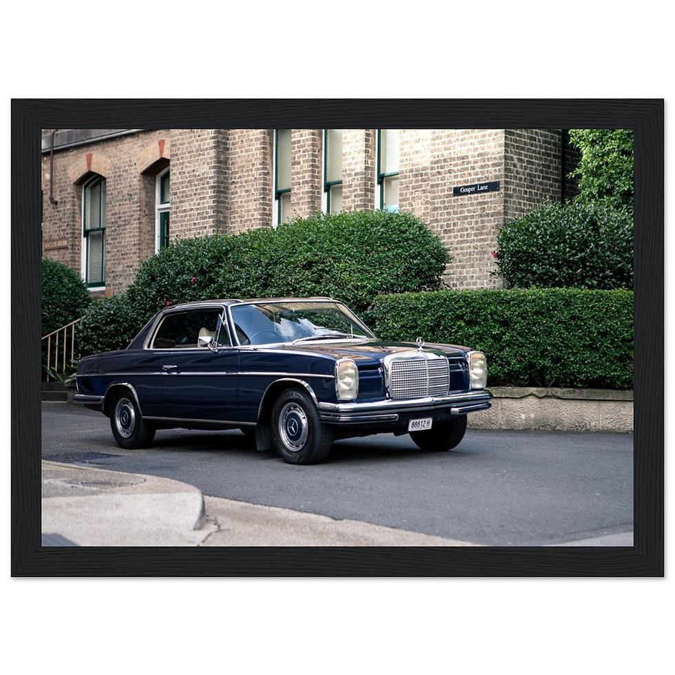 Thumbnail: Mercedes Benz 250CE - Wooden Framed Poster