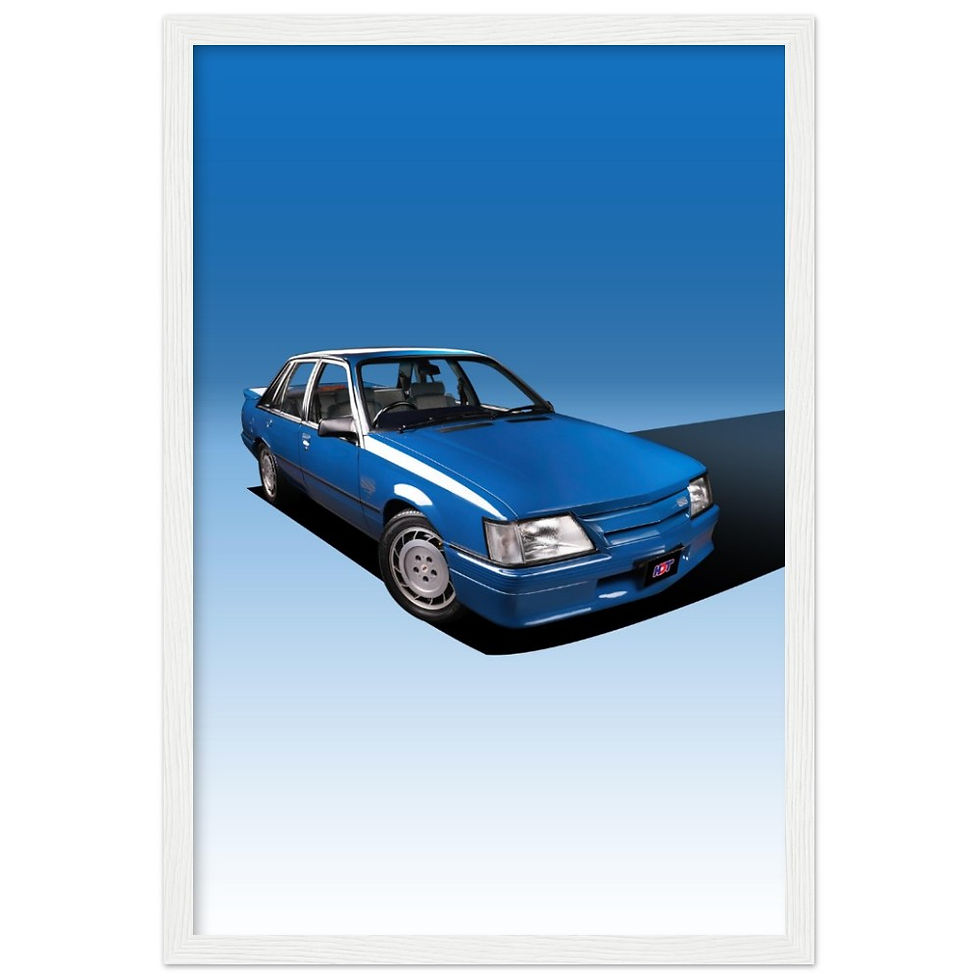 Thumbnail: Holden Commodore SS Blue Meanie - Wooden Framed