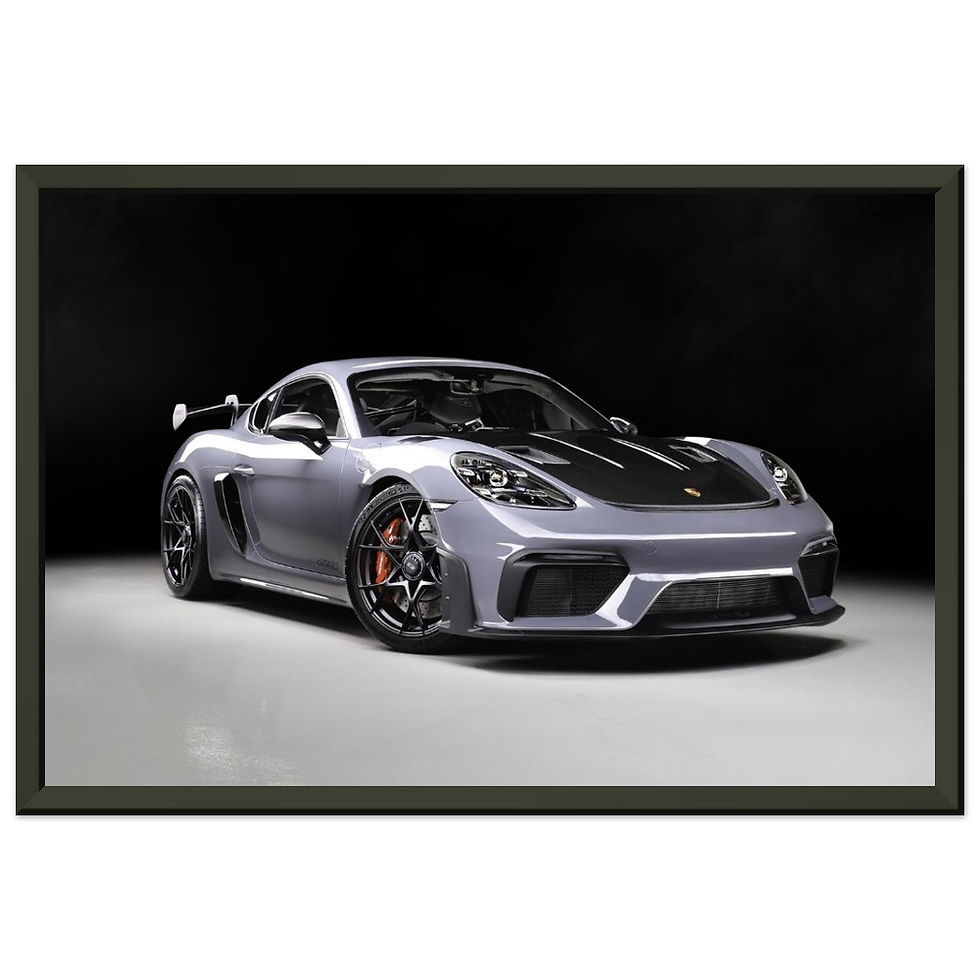 Thumbnail: Porsche GT4 RS  - Metal Framed Poster