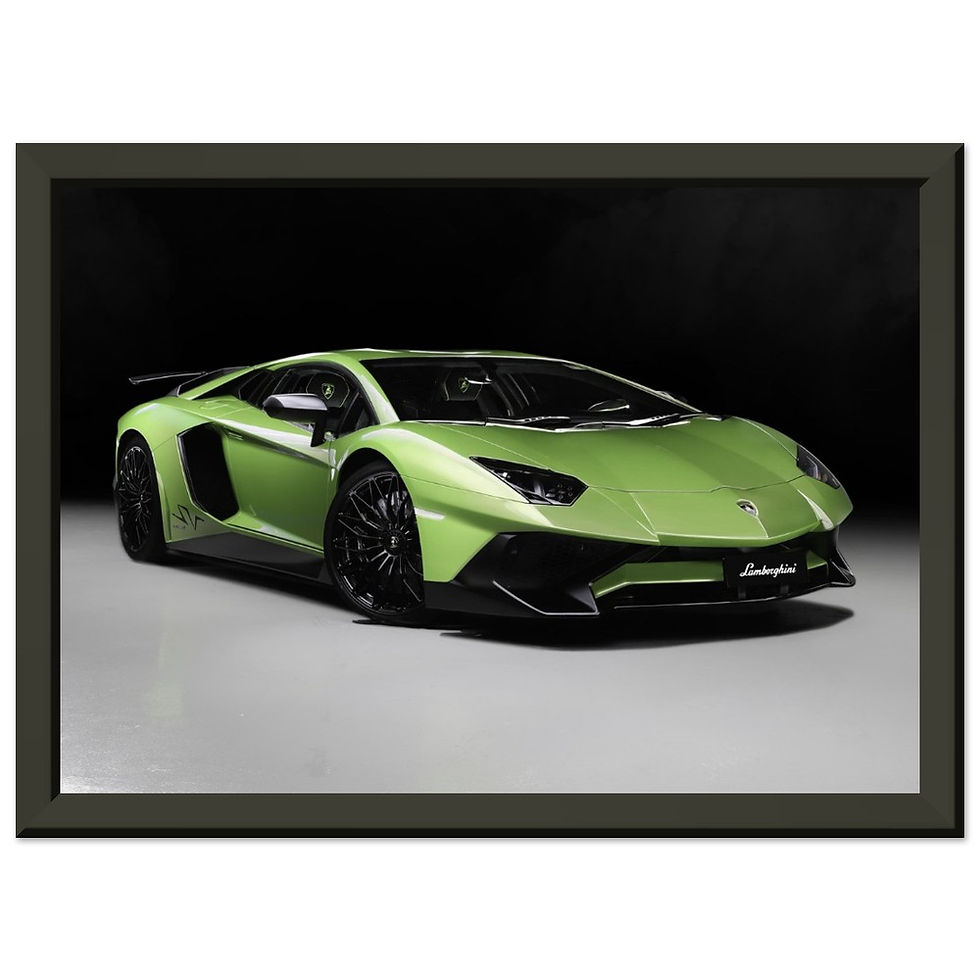 Thumbnail: Lamborghini Aventador SV  - Metal Framed Poster