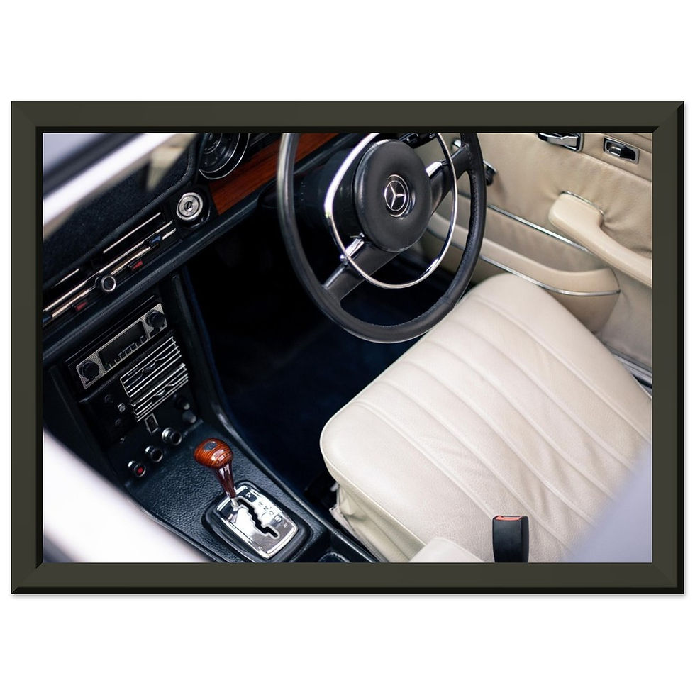 Thumbnail: Mercedes Benz 250CE Interior - Metal Framed Poster