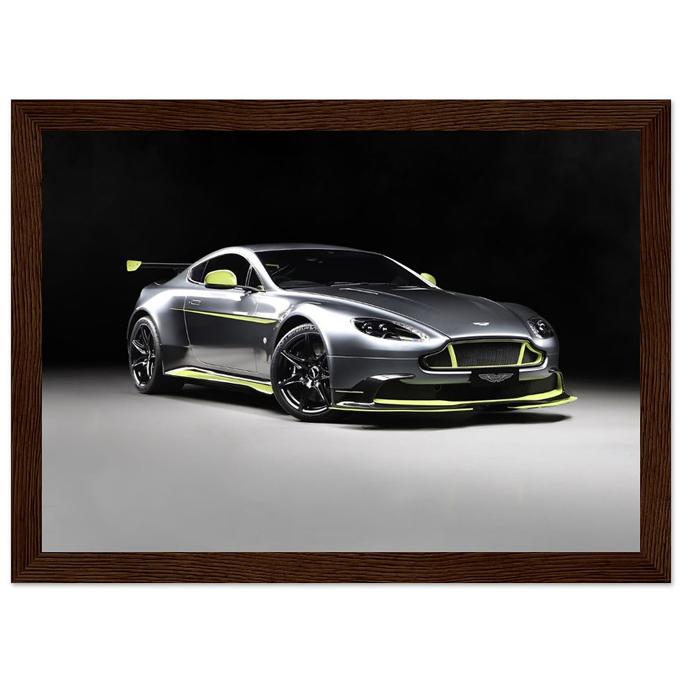 Thumbnail: Aston Martin Vantage GT12 - Wooden Framed Poster