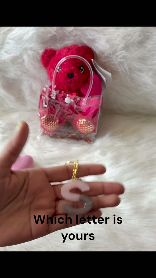 Heart-themed details and accessories included in Love and Comfort nonprofit teddy bear gift set.