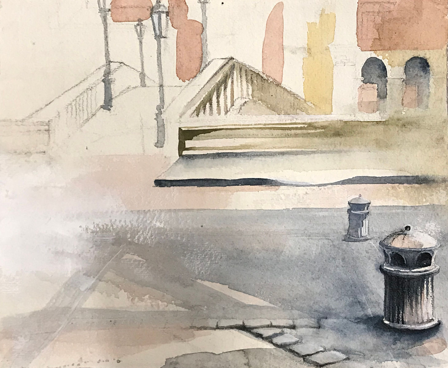 Street in Trastevere, Rome, Italy