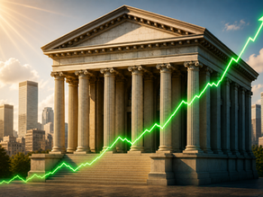 Zakenbank met stijging