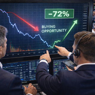 Dit AI-aandeel daalde 72%: is het nu een koopkans?