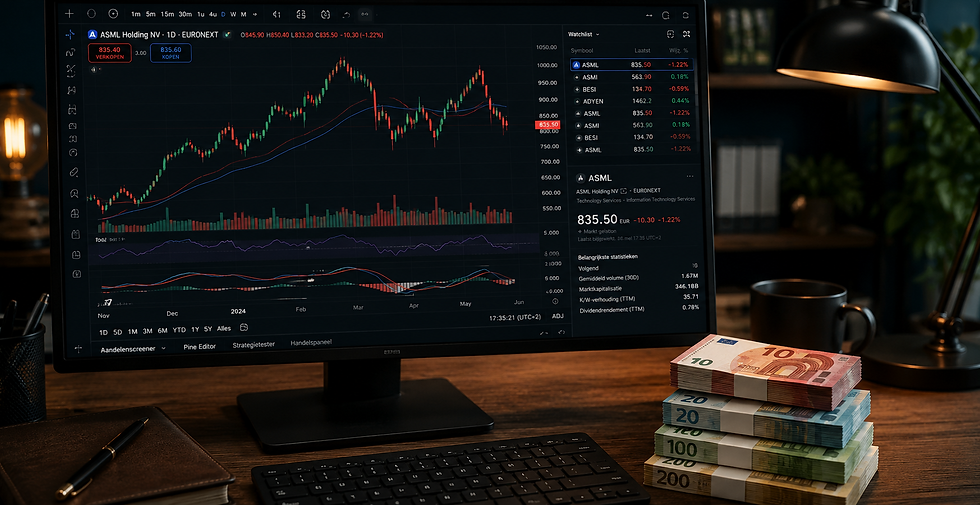 Eurobiljetten en technische analyse