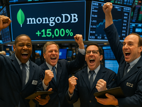 Kwartaalcijfers MongoDB: aandeel schiet 15% omhoog na indrukwekkende groeicijfers
