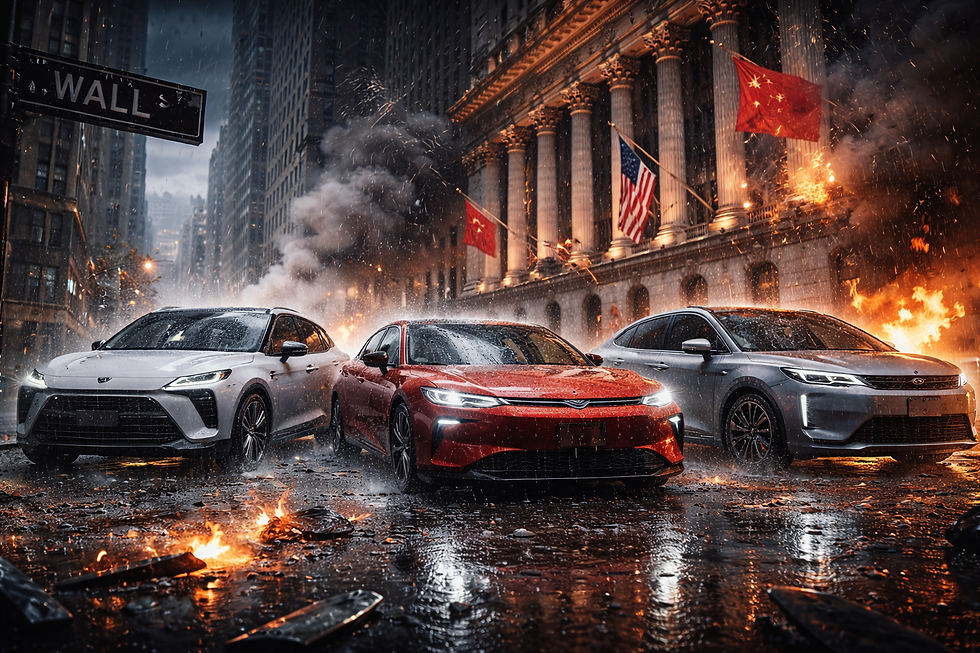 EV's verkeren in zwaar weer momenteel