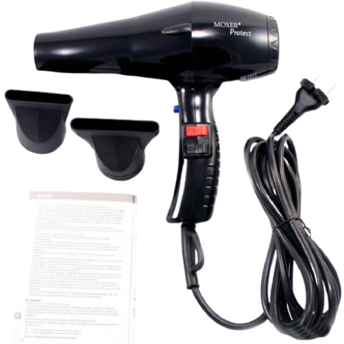 Миниатюра: MOSER ПРОФЕССИОНАЛЬНЫЙ ФЕН PROTECT ЧЕРНЫЙ