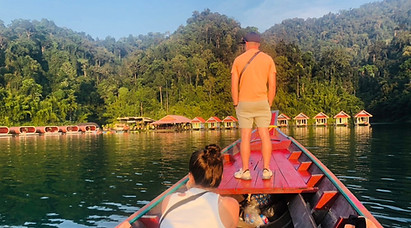 CROSS CHEOW LAN LAKE
Travel directly across the lake to your floating resort.